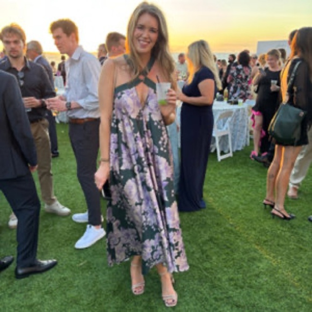 Arabella Printed Maxi Dress / Size S - Picture 8 of 11